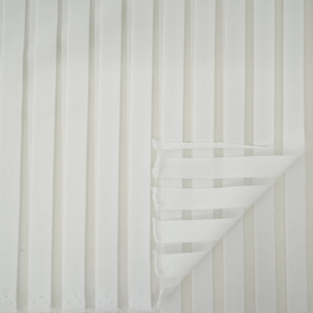 Striped Stretch Mesh Fabric | Blue Moon Fabrics