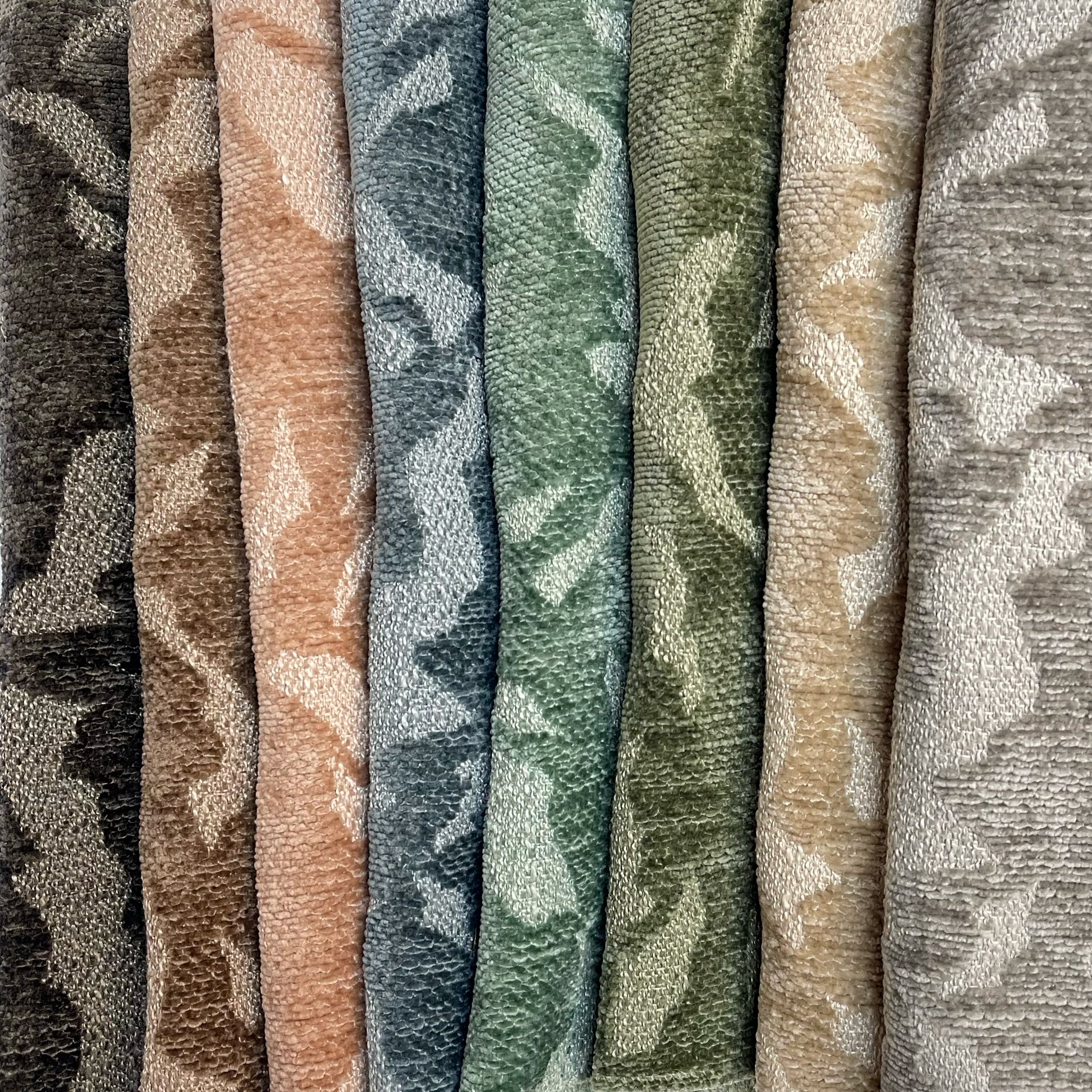 TIGRE - ABSTRACT CHENILLE UPHOLSTERY FABRIC BY THE YARD