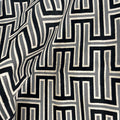 CARLYLE - MURIEL, GEOMETRIC PATTERN CUT VELVET UPHOLSTERY FABRIC
