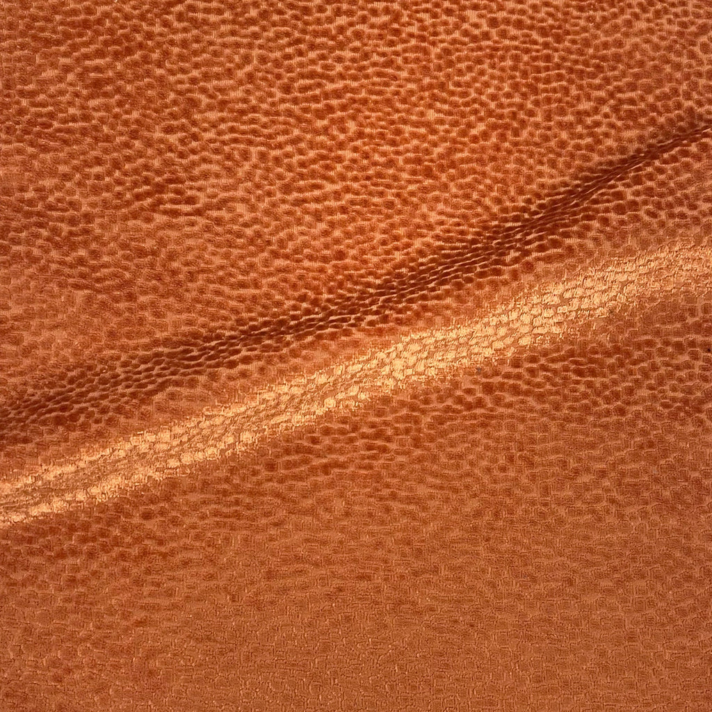 MYKONOS - BEAUTIFUL TONE ON TONE BURNOUT VELVET UPHOLSTERY FABRIC BY THE YARD