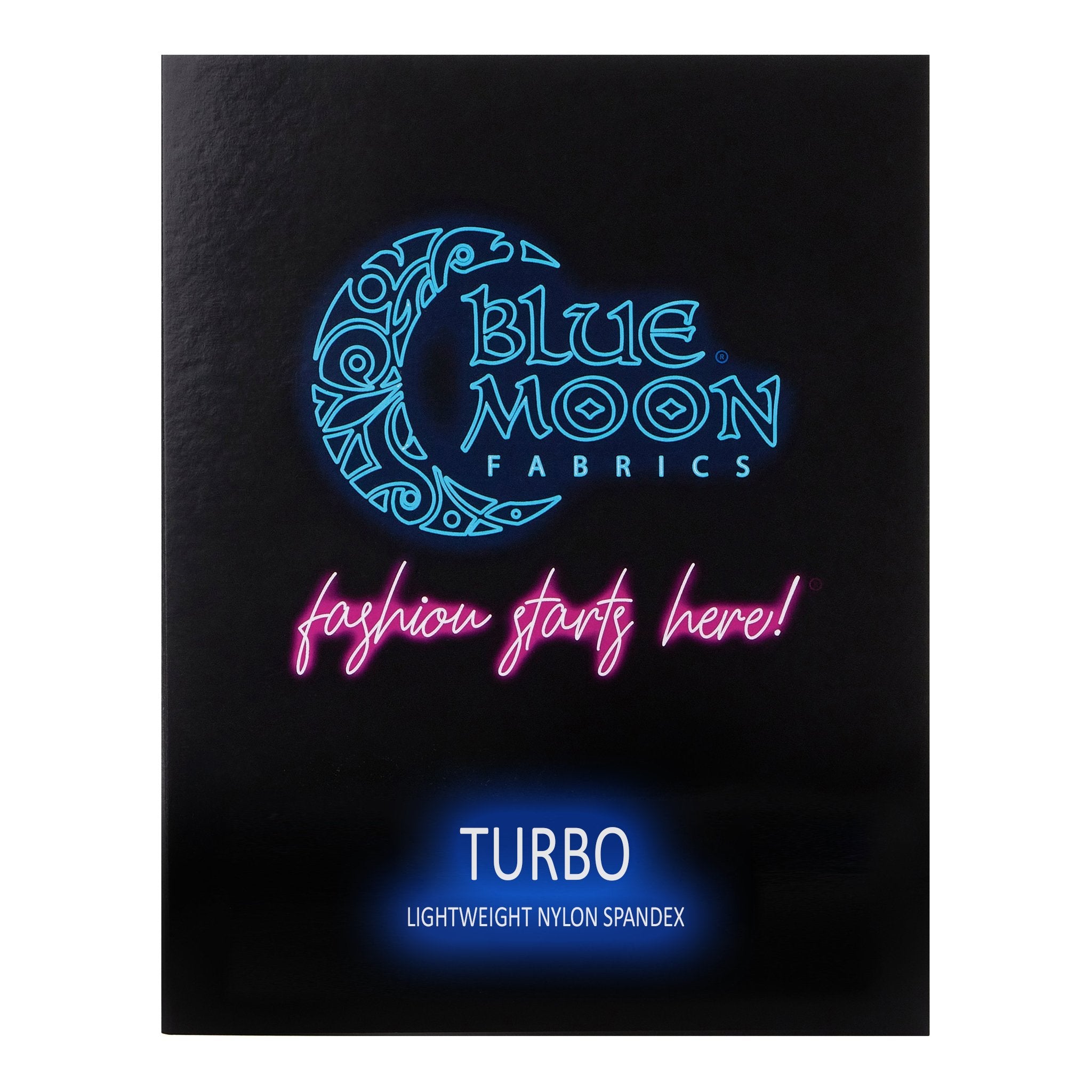 HK525 - Turbo Lightweight Nylon Spandex Color Card | Blue Moon Fabrics